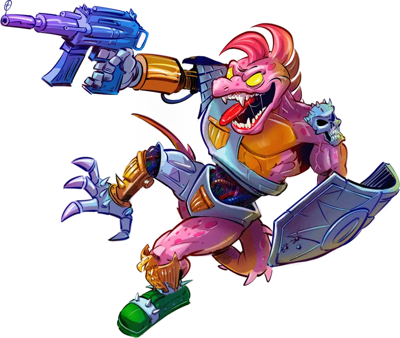 Newtralizard character art